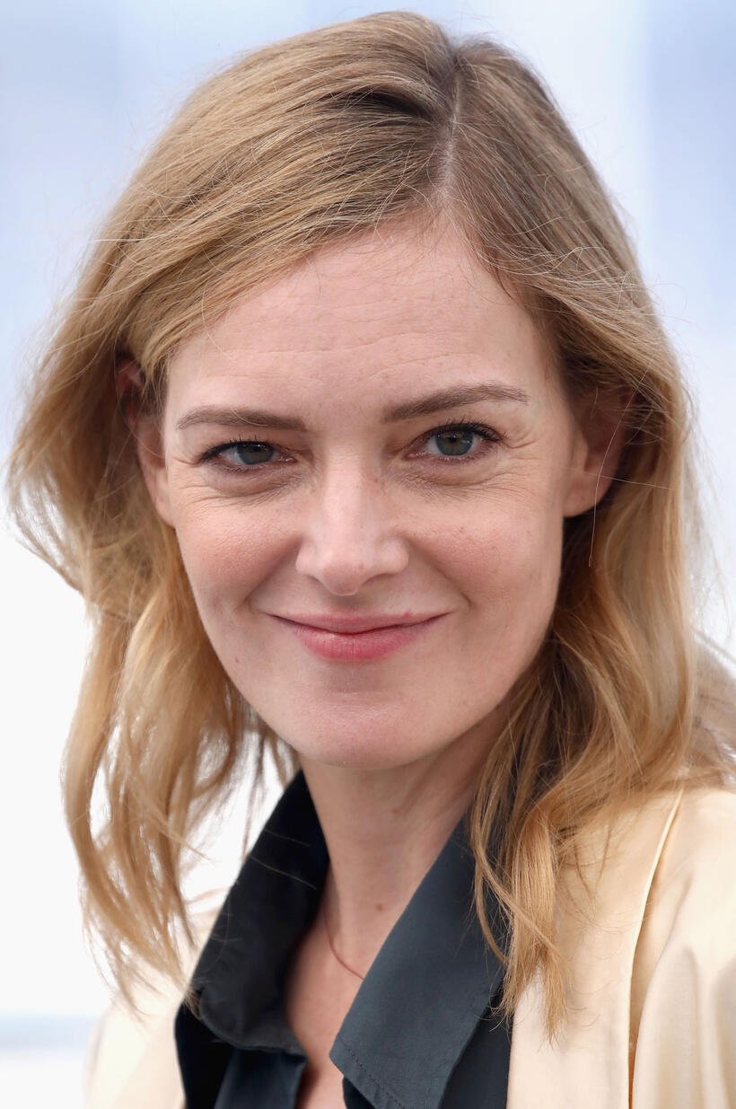Kate Moran at the "Knife + Heart (Un Couteau Dans Le Cour)" photocall during the 71st annual Cannes Film Festival.