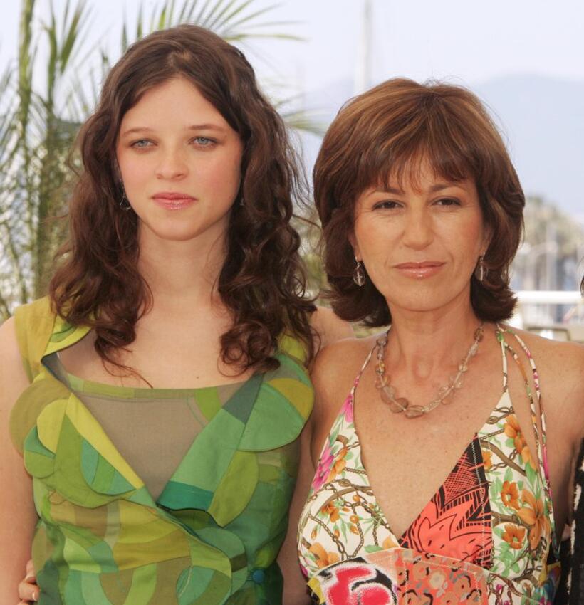 Maria Alche and Mercedes Moran at the photocall of "La Nina Santa" during the 57th Annual Cannes Film Festival.