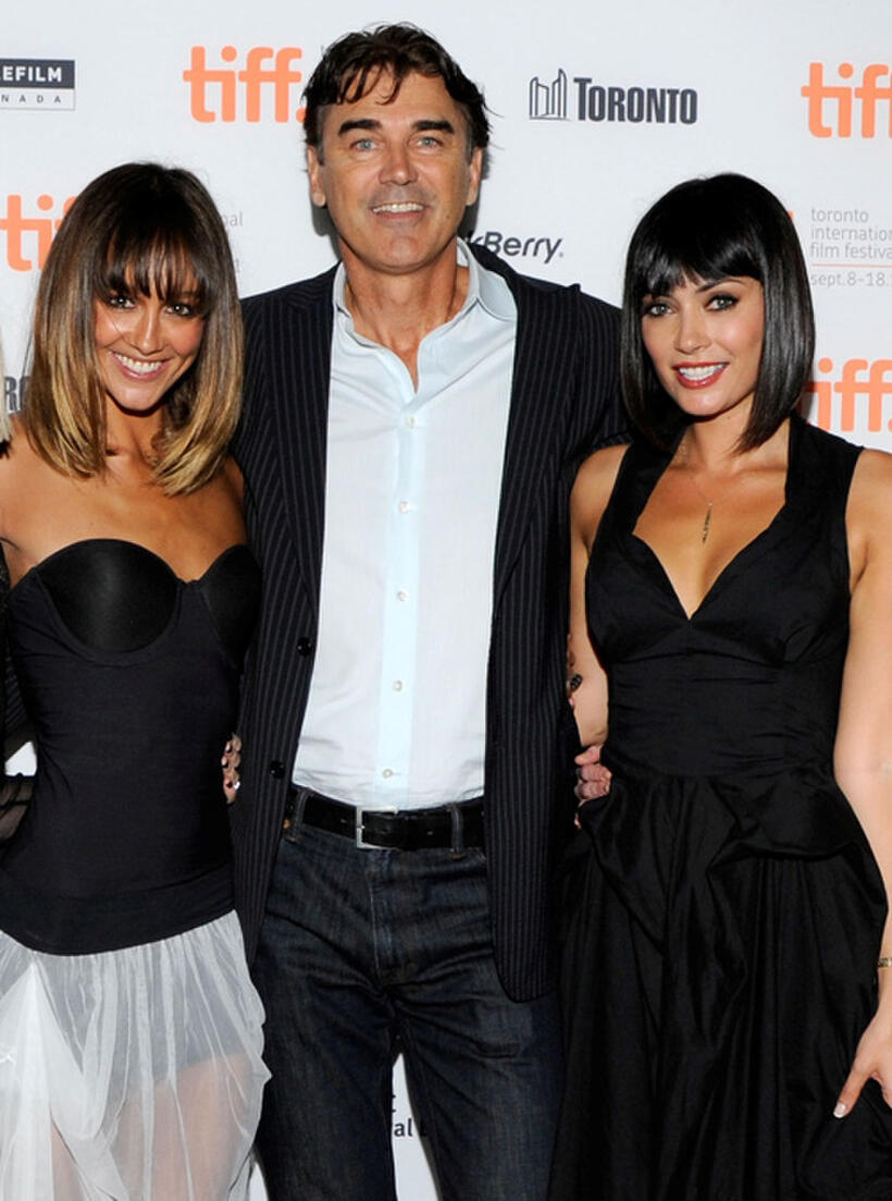 Sharni Vinson, Rob Moran and Wendy Glenn at the premiere of "You're Next" during the 2011 Toronto International Film Festival.
