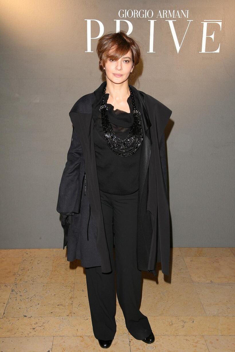 Laura Morante at the Giorgio Armani Prive Spring / Summer 2008 Haute Couture Collection Show.
