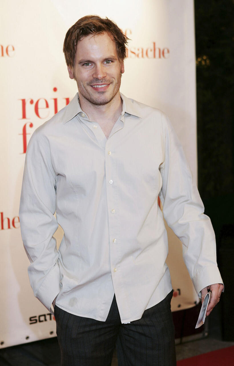 Wanja Mues at the German premiere of "Reine Formsache."