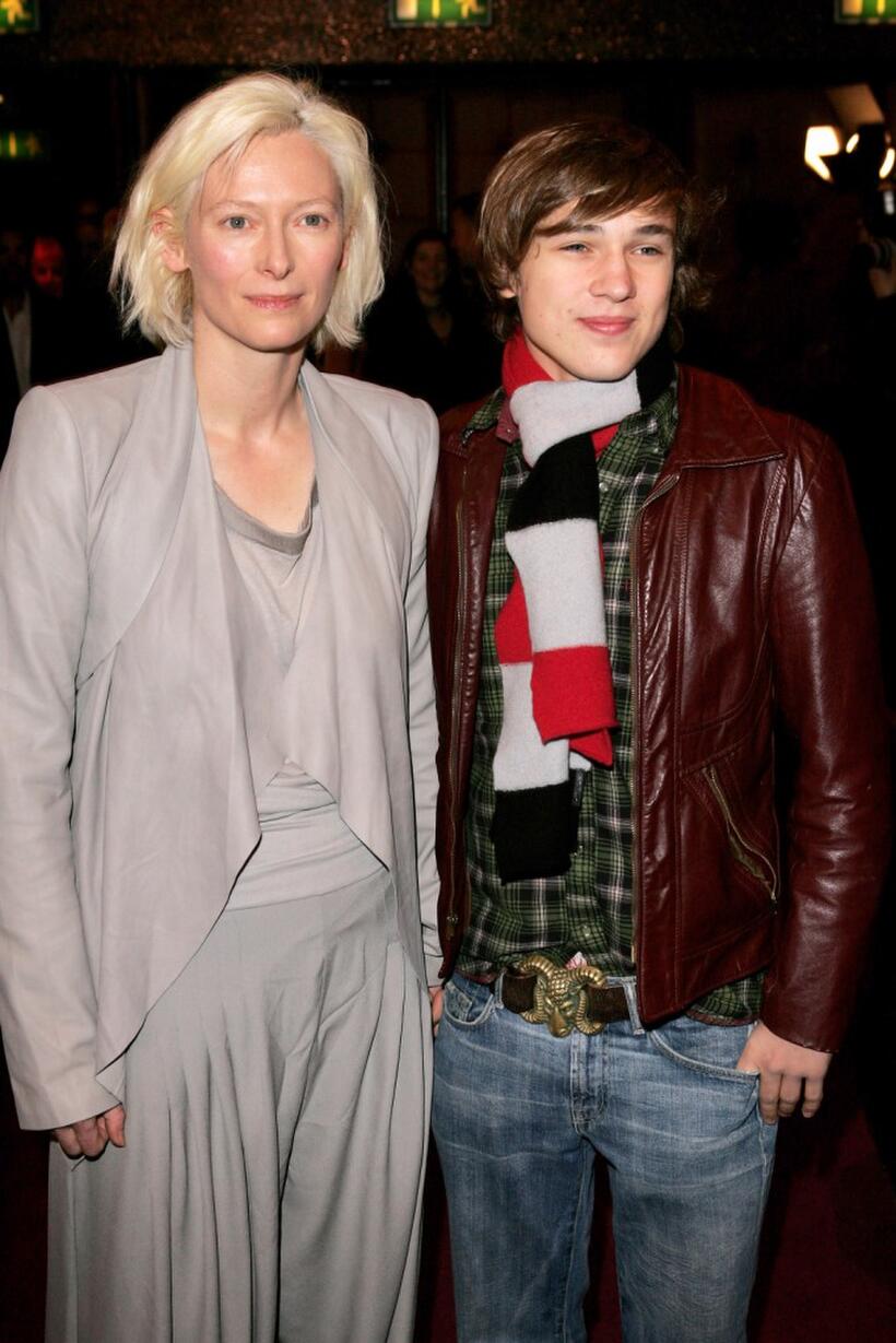Tilda Swinton and William Moseley at the British Independent Film Awards.