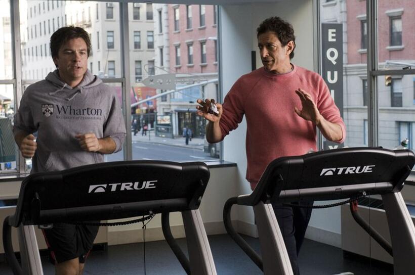 Jason Bateman and Jeff Goldblum in "The Switch."