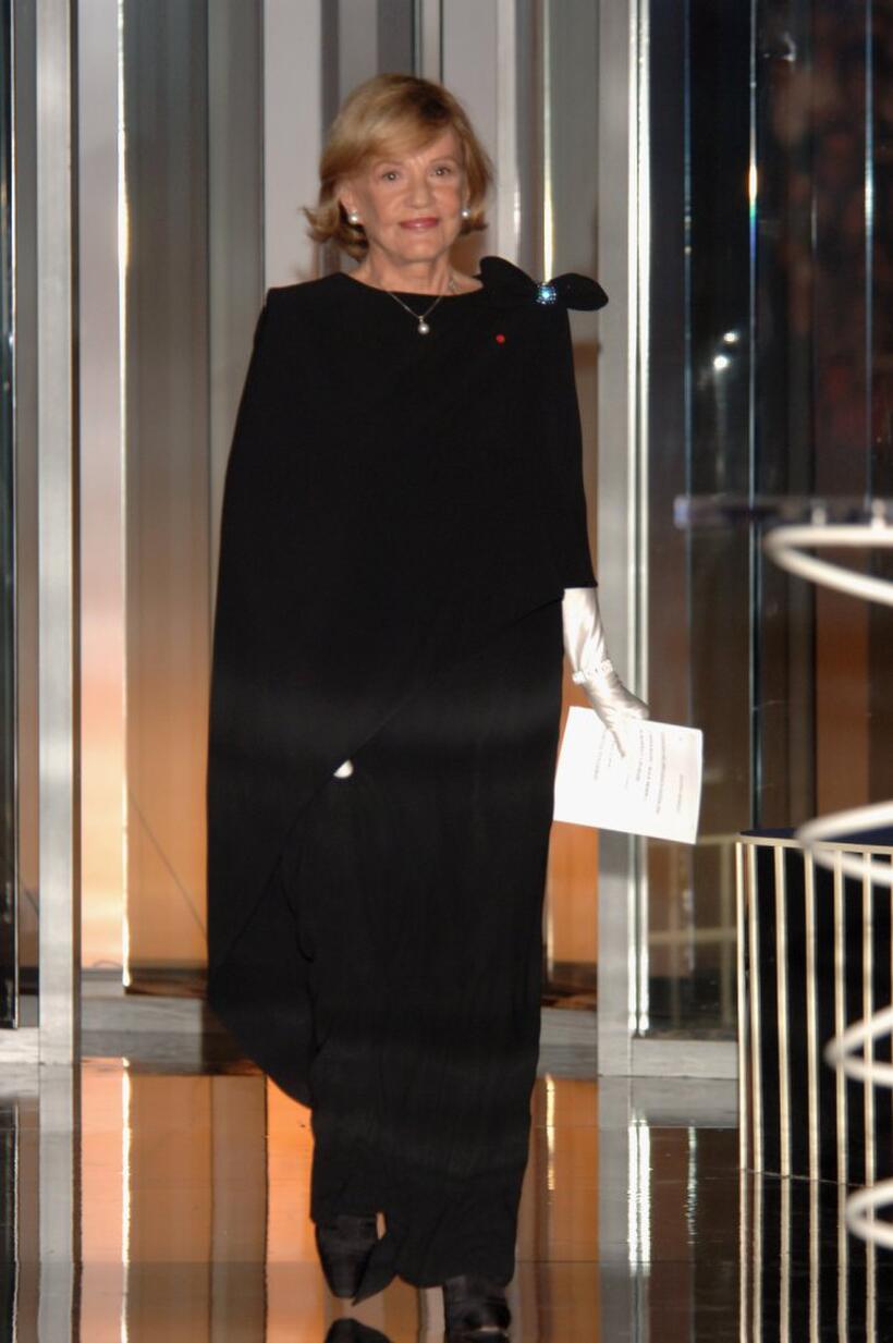 Jeanne Moreau at the 54th San Sebastian Film Festival.