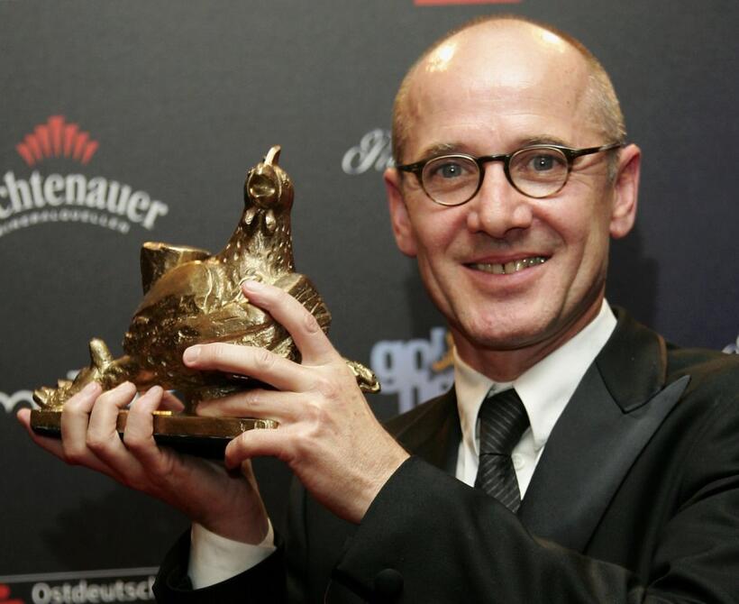 Ulrich Muhe at the Goldene Henne Award.