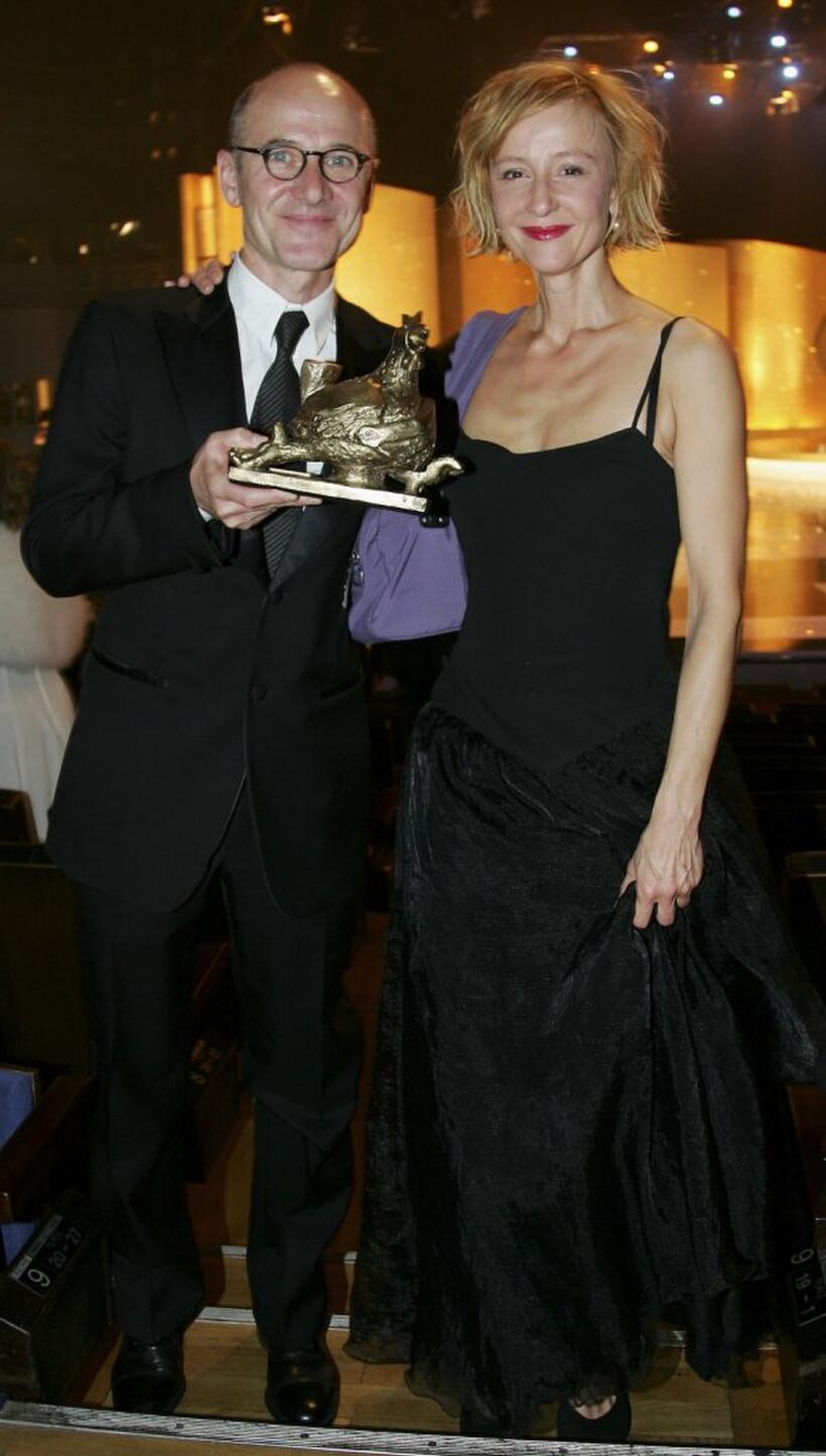 Ulrich Muheand and his wife Susanne Lothar at the Goldene Henne Award.