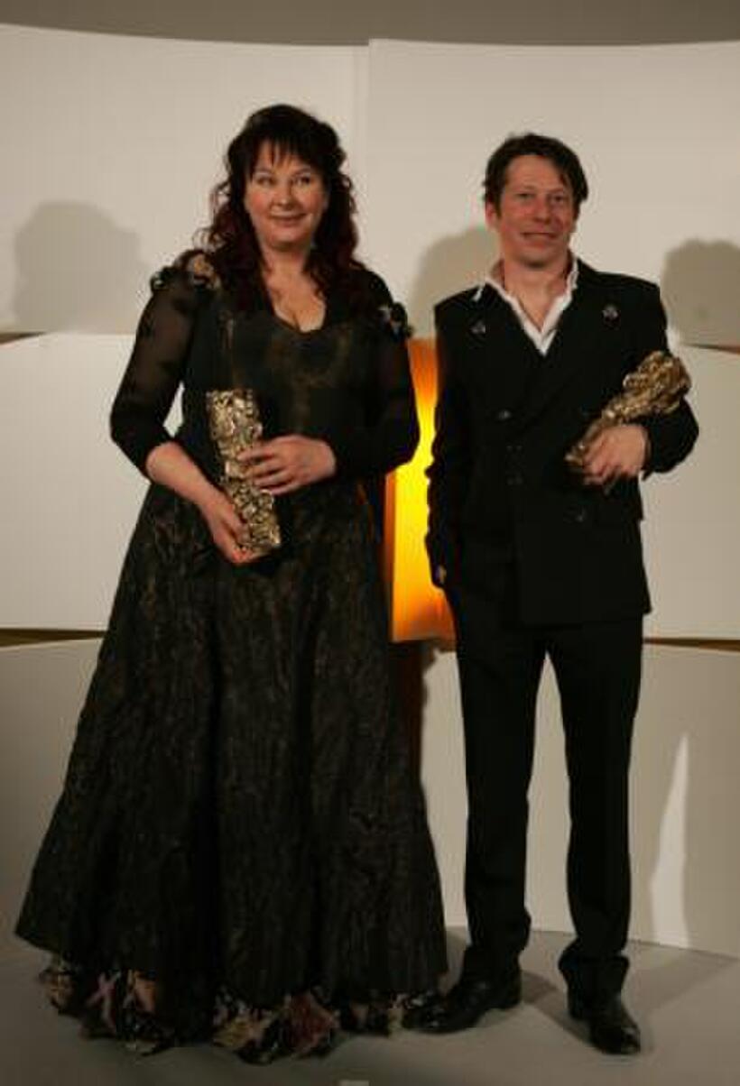 Yolande Moreau and Mathieu Amalric at the 30th Nuit des Cesar.