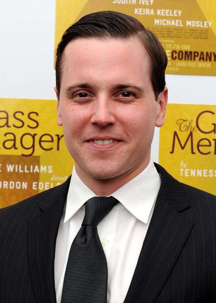 Michael Mosley at the opening of "The Glass Menagerie."