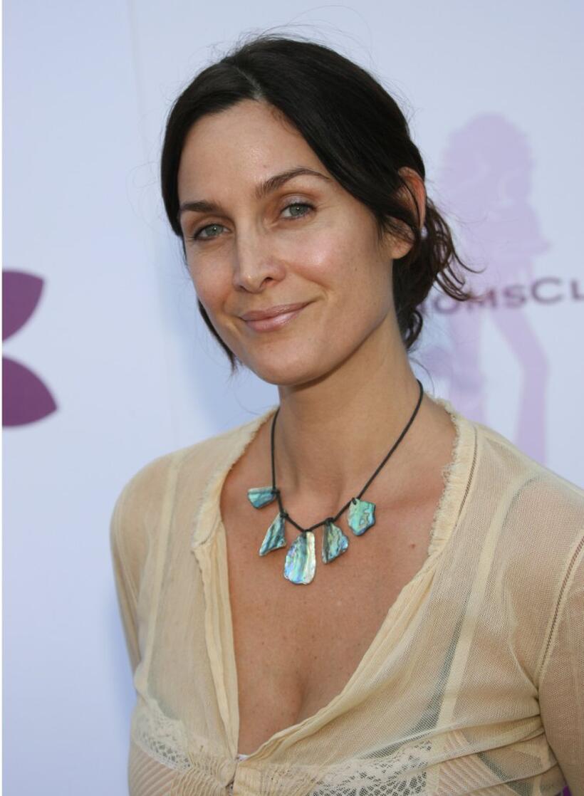 Carrie Ann Moss at the Hollywood Hot Moms Soiree benefiting the Step Up Women's Network.