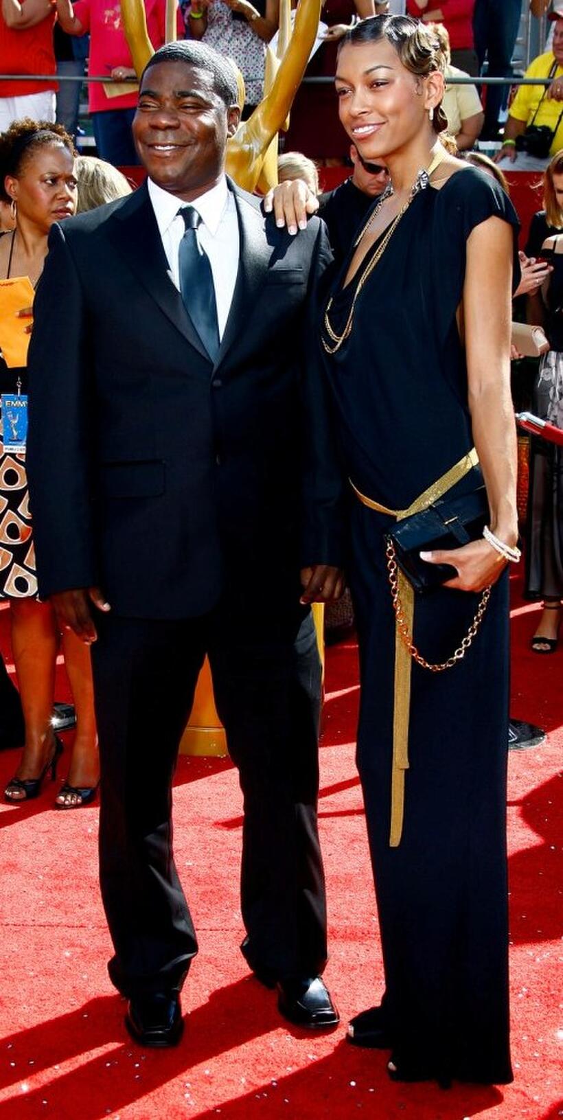 Tracy Morgan and Guest at the 60th Primetime Emmy Awards.