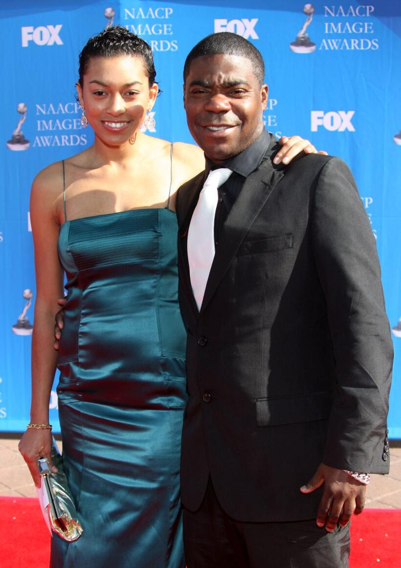 Tracy Morgan and Guest at the 39th NAACP Image Awards.