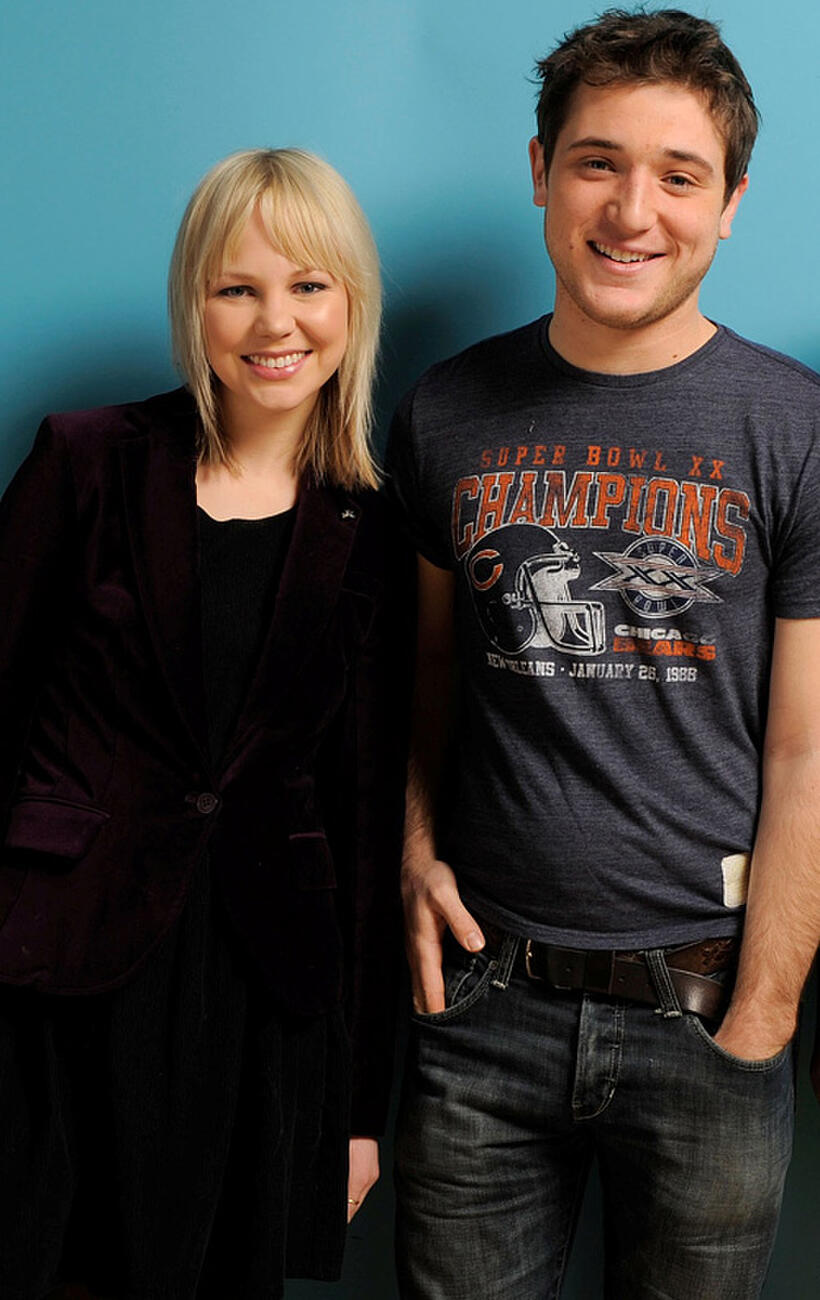 Adelaide Clemens and Trevor Morgan at the 2011 Sundance Film Festival.