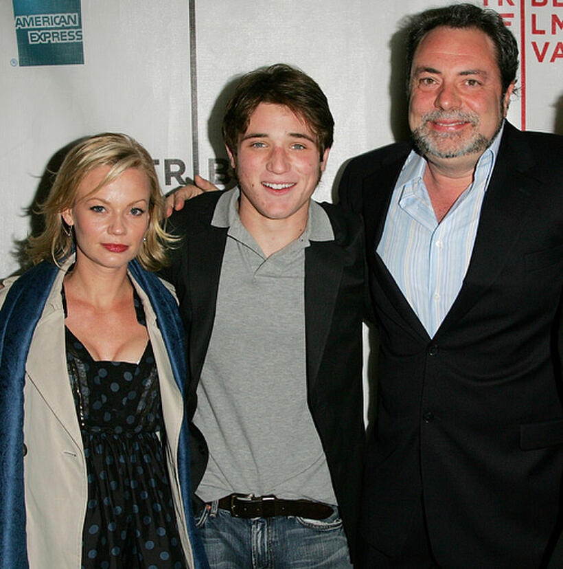 Samantha Mathis, Trevor Morgan and director George Gallo at the New York premiere of "Local Color."