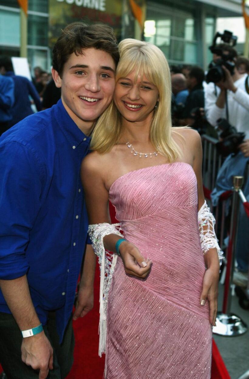 Trevor Morgan and Carly Schroeder at the premiere of "Mean Creek."