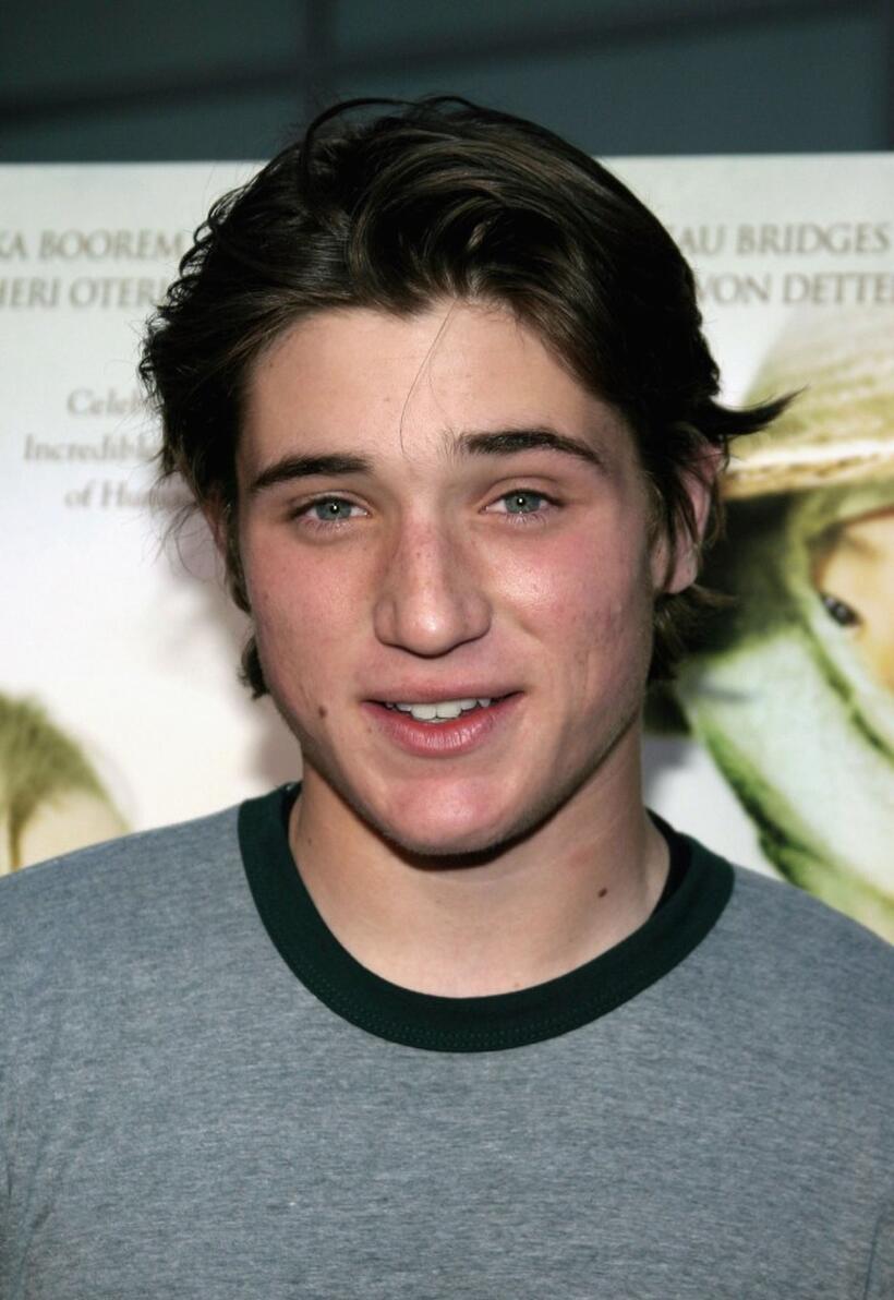 Trevor Morgan at the premiere of "Smile."