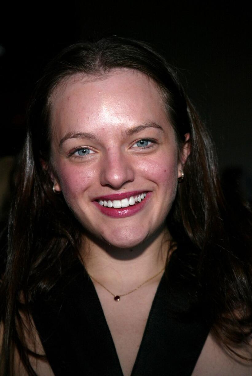 Elisabeth Moss at the Vivienne Tam fashion show during the Olympus Fashion Week.