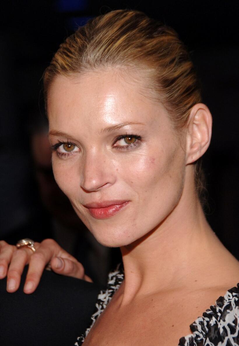 Kate Moss at the new TopShop clothing line.