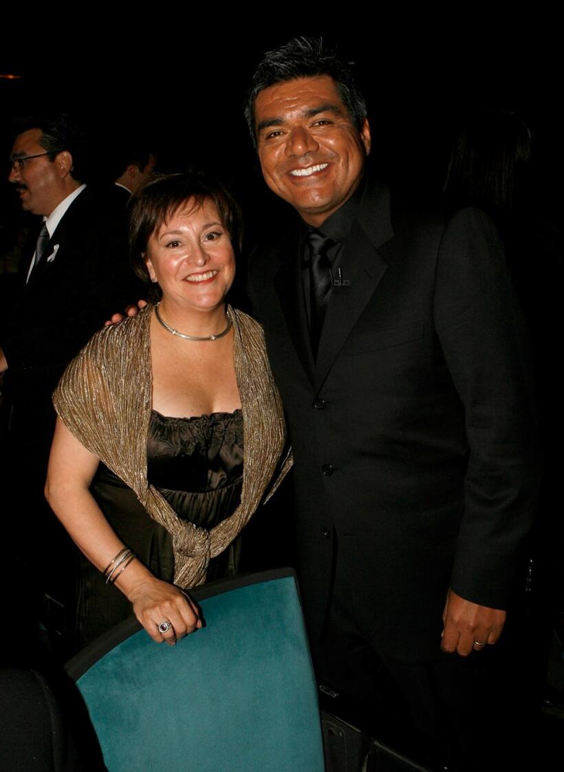 Belita Moreno and George Lopez at the 2007 NCLR ALMA Awards.