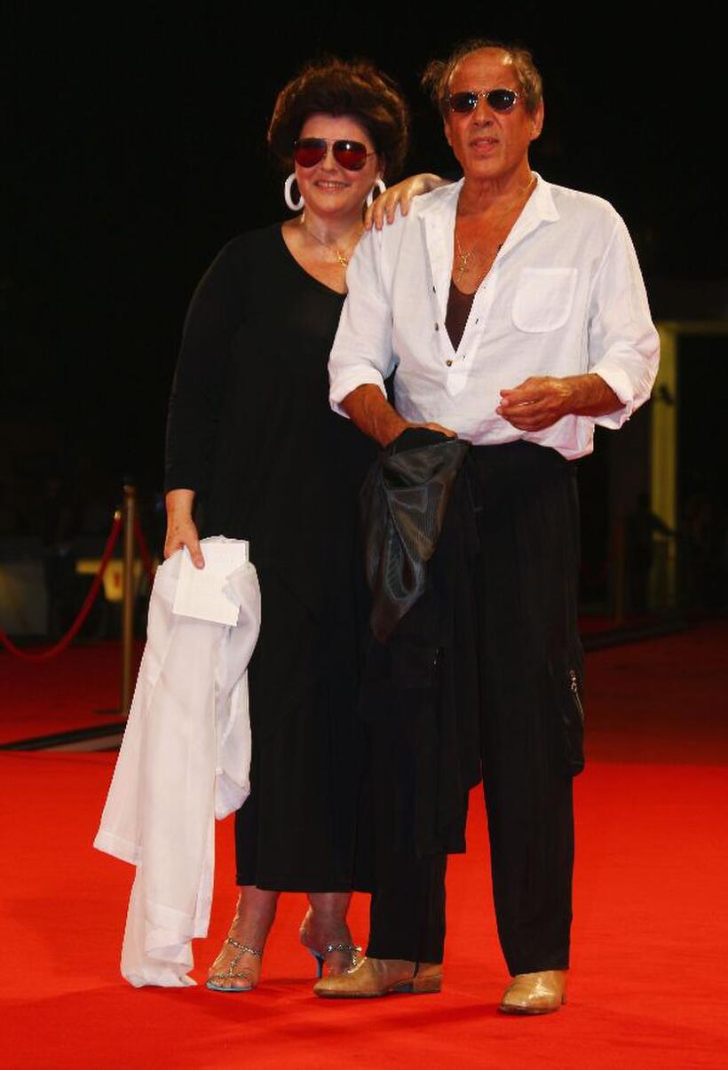 Claudia Mori and Adriano Celentano at the 65th Venice Film Festival.