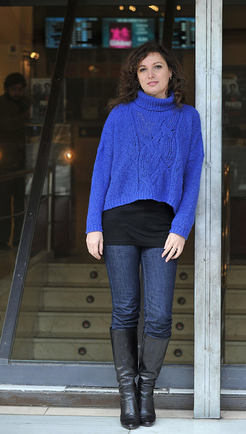 Marta Belaustegui at the photocall of "Amores Locos."