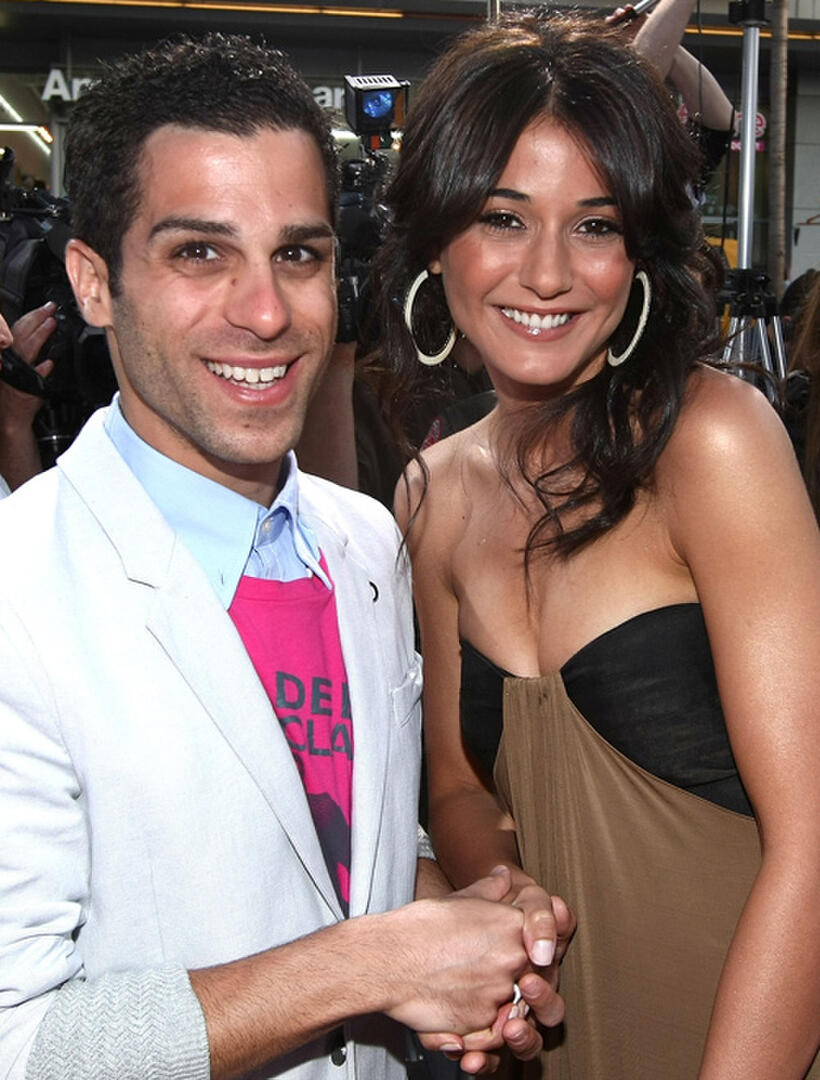 Ido Mosseri and Emmanuelle Chriqui at the California premiere of "You Don't Mess With The Zohan."