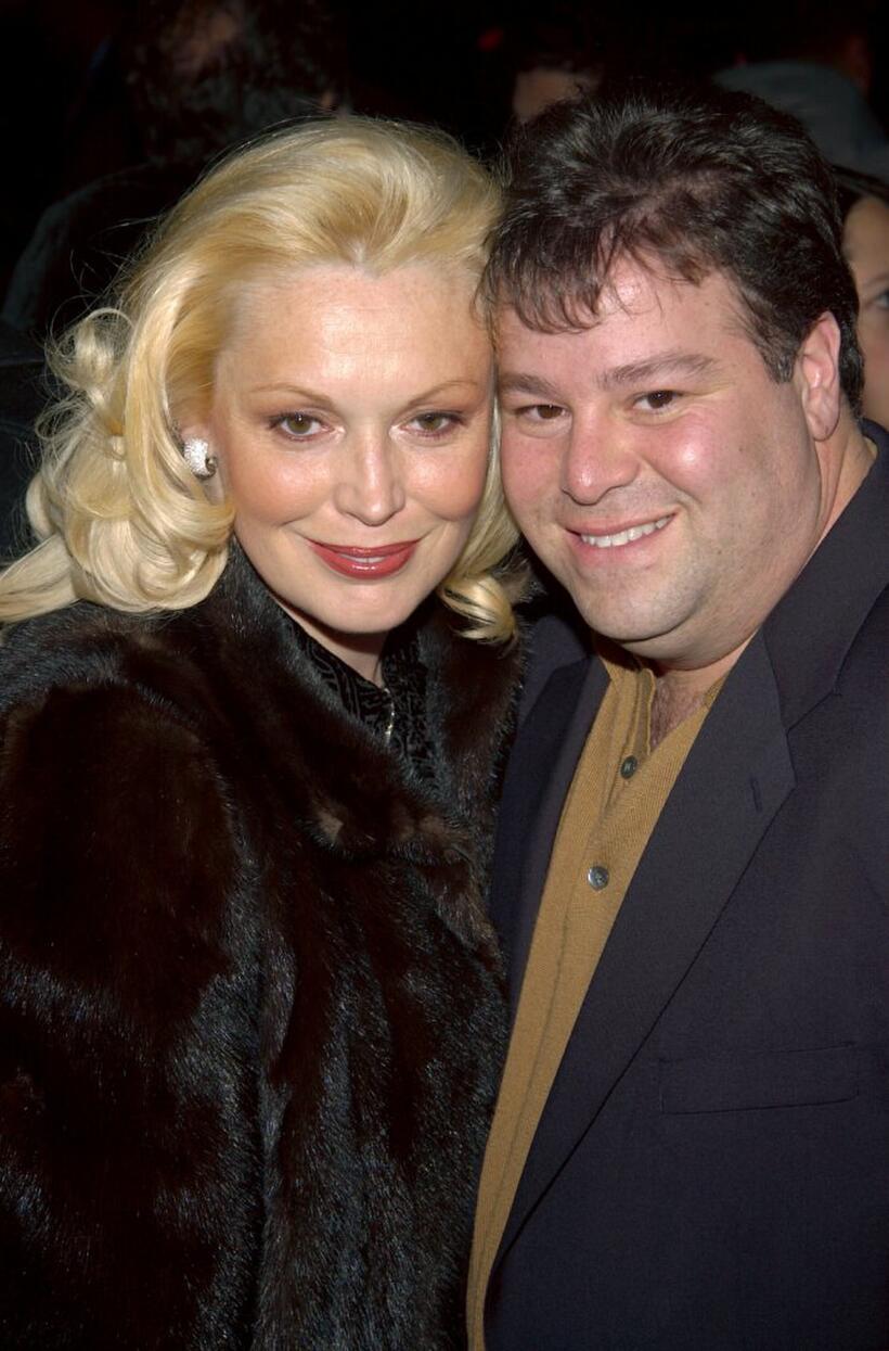 Cathy Moriarty and Joseph Gentile at the benefit premiere of "Analyze That."