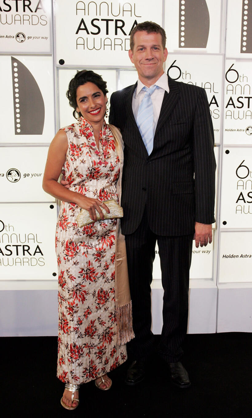 Rhys Muldoon and Guest at the 6th Annual ASTRA Awards in Australia.