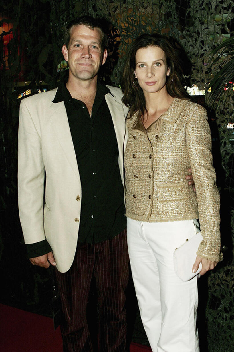 Rhys Muldoon and Rachel Griffith at the world premiere of "Kokoda" in Australia.