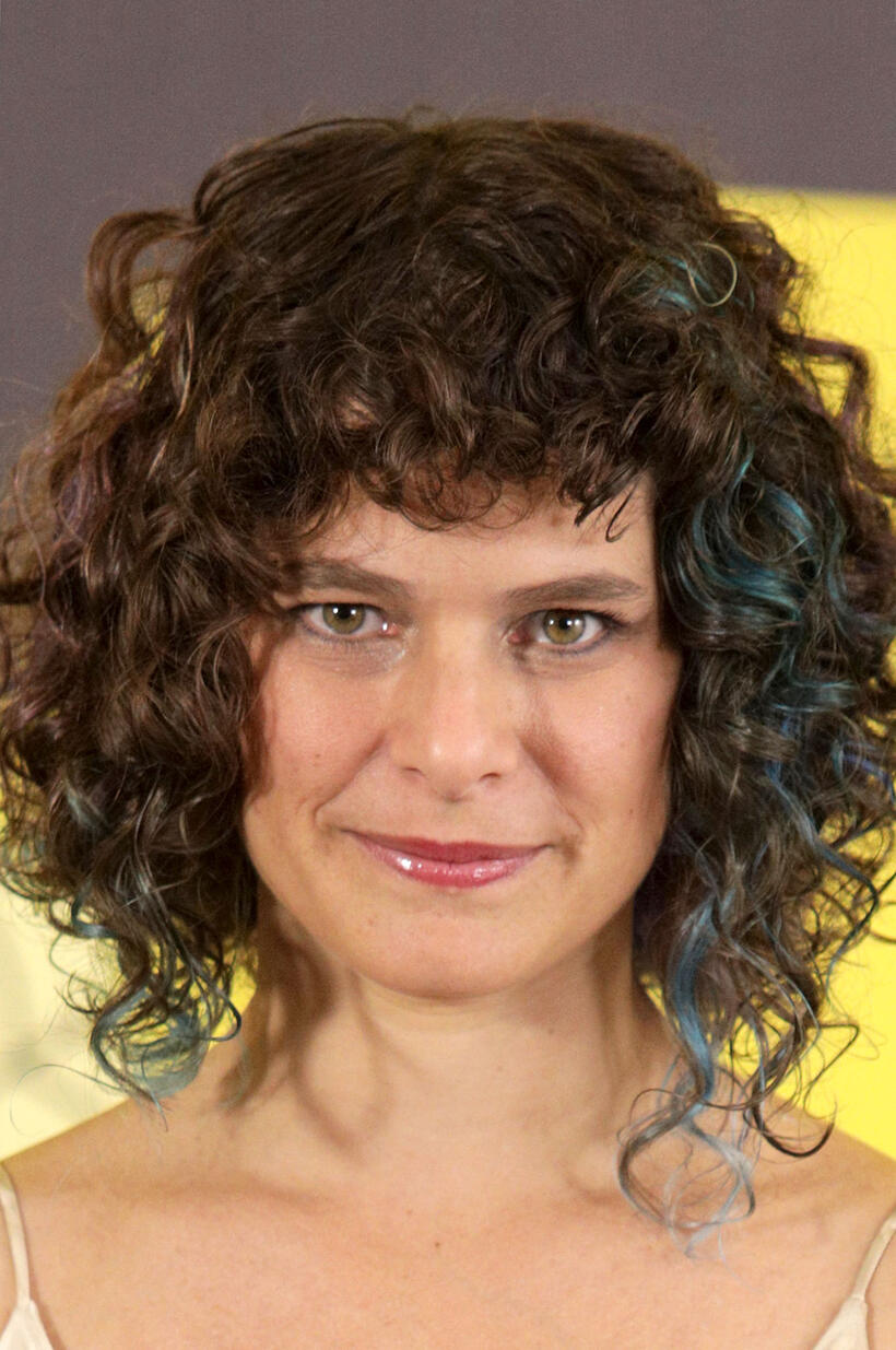 Julia Murat at the "Regra 34 (Rule 34) photocall during the 75th Locarno Film Festival.