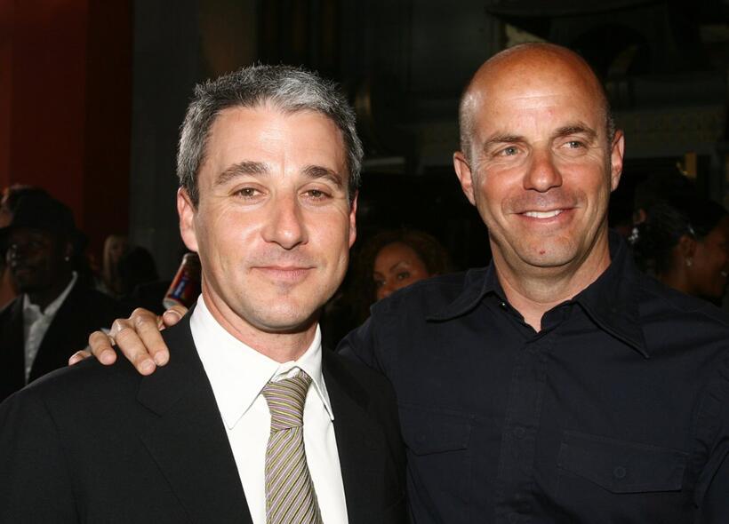 Matt Tolmach and Neal H. Moritz at the premiere of "Gridiron Gang."