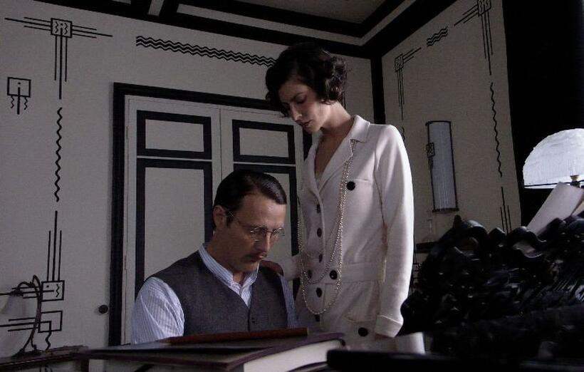 Mads Mikkelsen as Igor Stravinsky and Anna Mouglalis as Coco Chanel in "Coco Chanel & Igor Stravinsky."