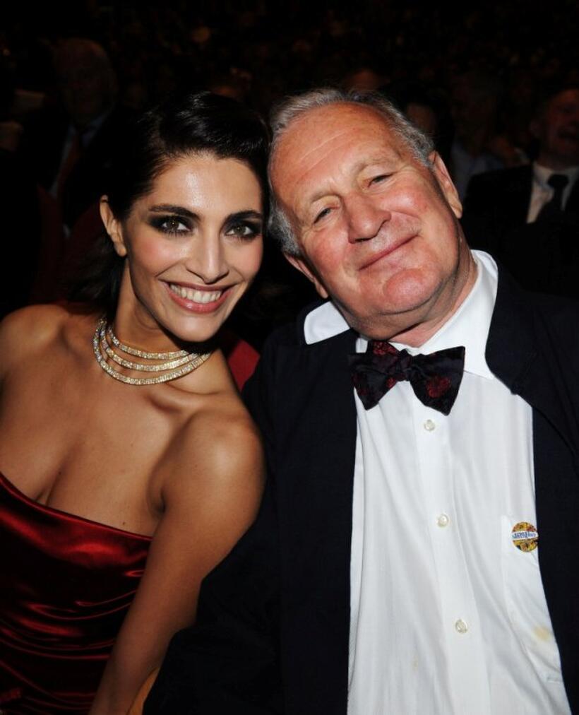 Caterina Murino and director John Irvin at the premiere of "The Garden Of Eden" during the 3rd Rome International Film Festival.