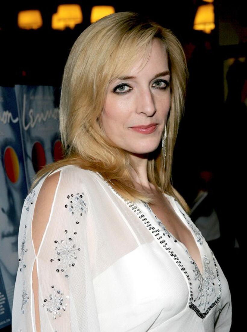 Julia Murney at the after party of the opening of "Lennon."