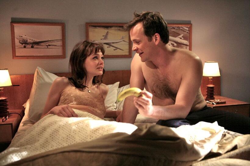 Carey Mulligan as Jenny and Peter Sarsgaard as David in "An Education."