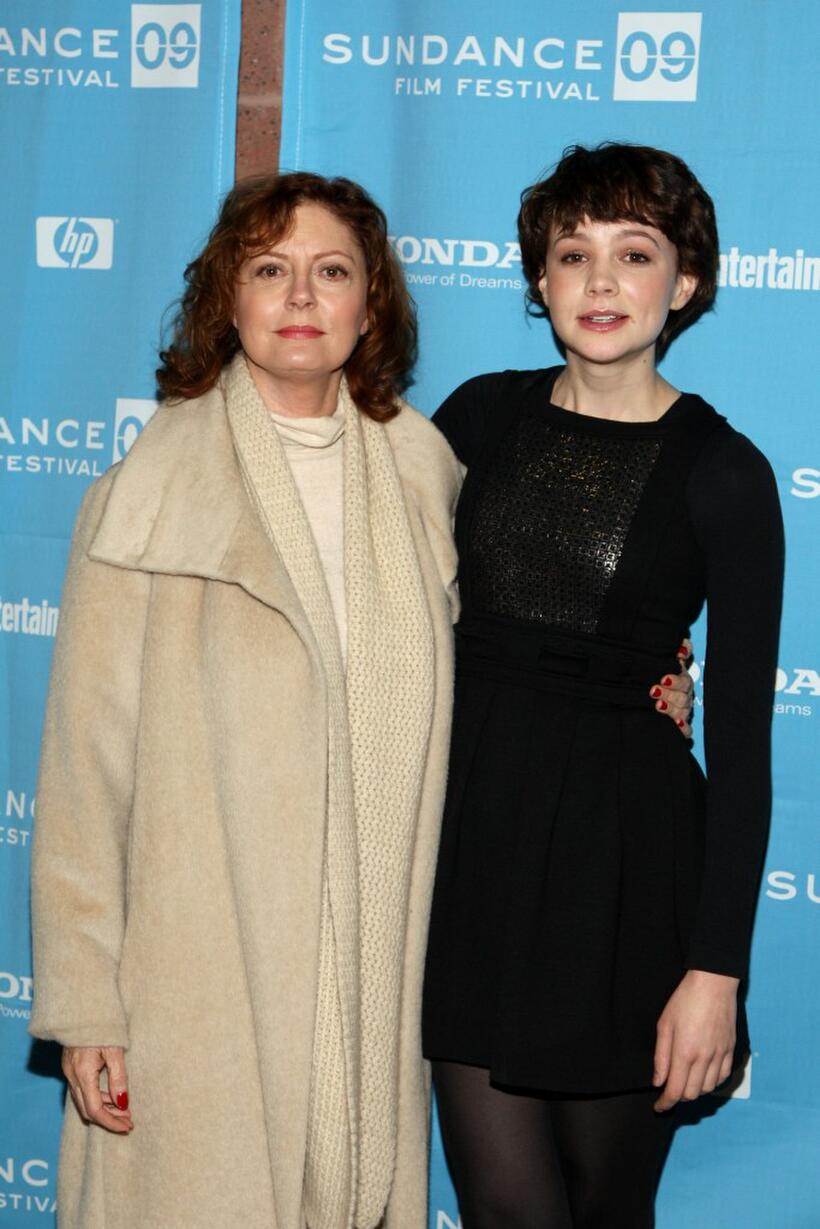 Susan Sarandon and Carey Mulligan at the screening of "The Greatest" during the 2009 Sundance Film Festival.