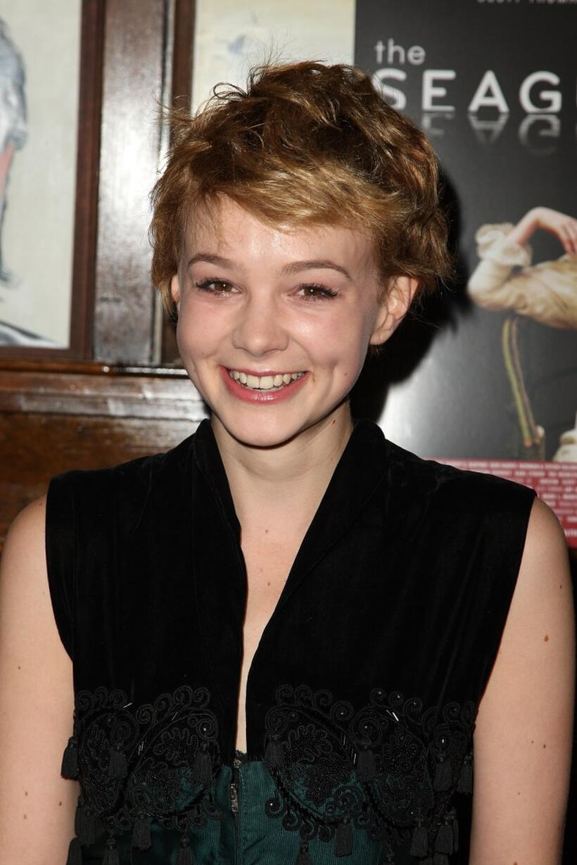 Carey Mulligan at the after party of the opening night of "The Seagull."