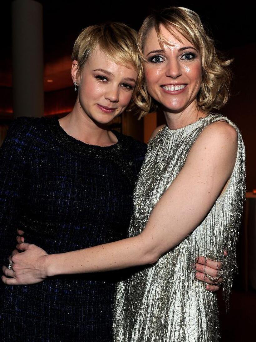 Carey Mulligan and director Shana Feste at the after party of the California premiere of "The Greatest."