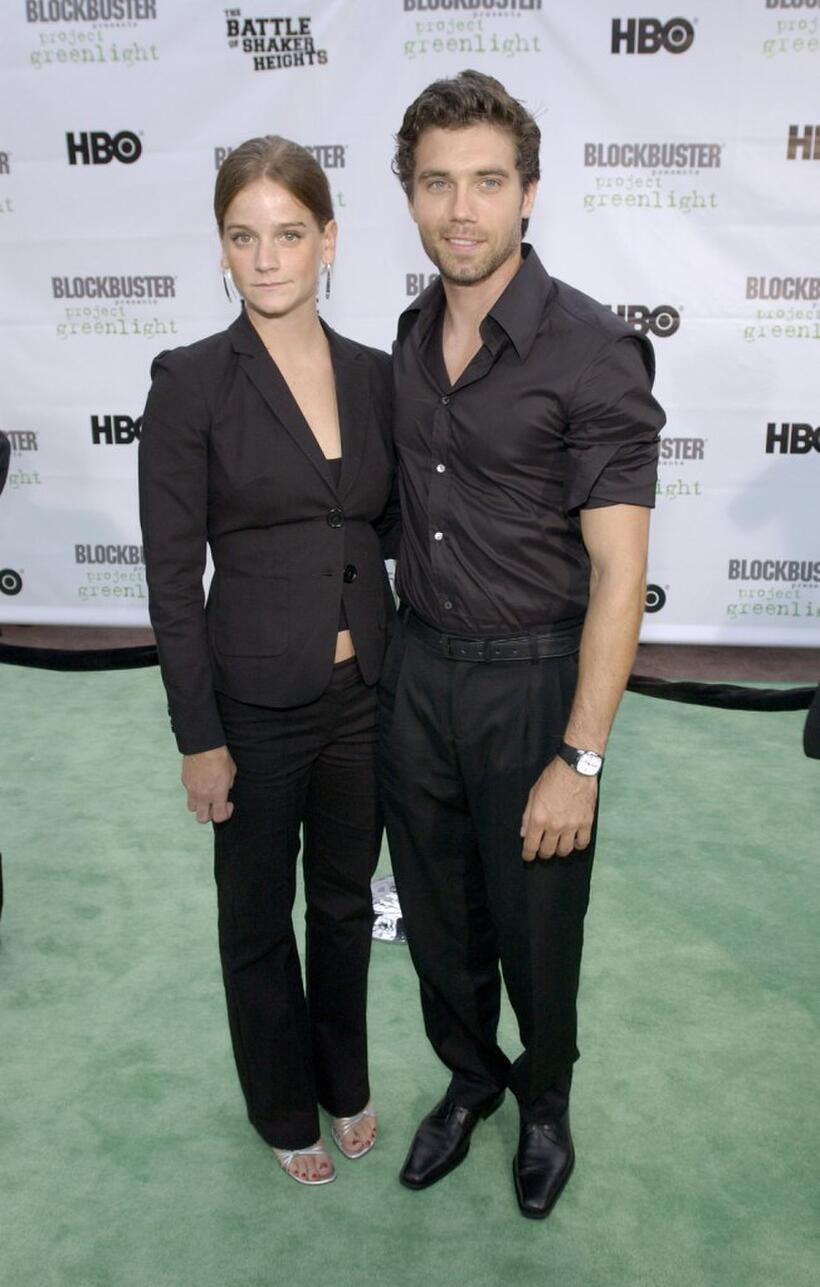 Rebecca Daubert and Anson Mount at the premiere of "The Battle of Shaker Heights."