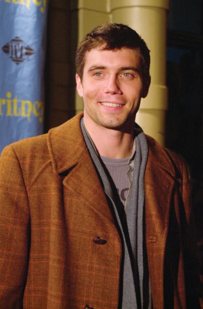Anson Mount at the release party of "Britney."