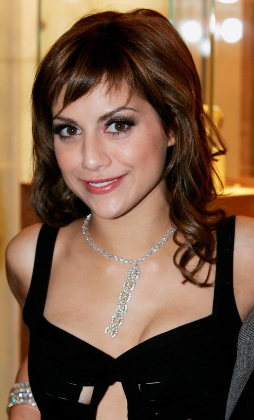 Brittany Murphy at the London department store Harrods Summer Sale.
