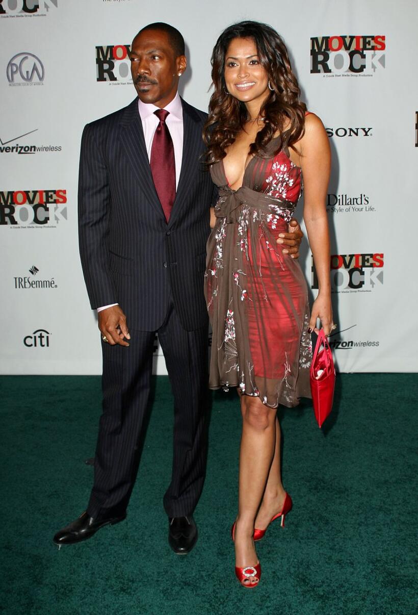 Eddie Murphy and Tracey Edmonds at the "Movies Rock" A Celebration Of Music In Film.