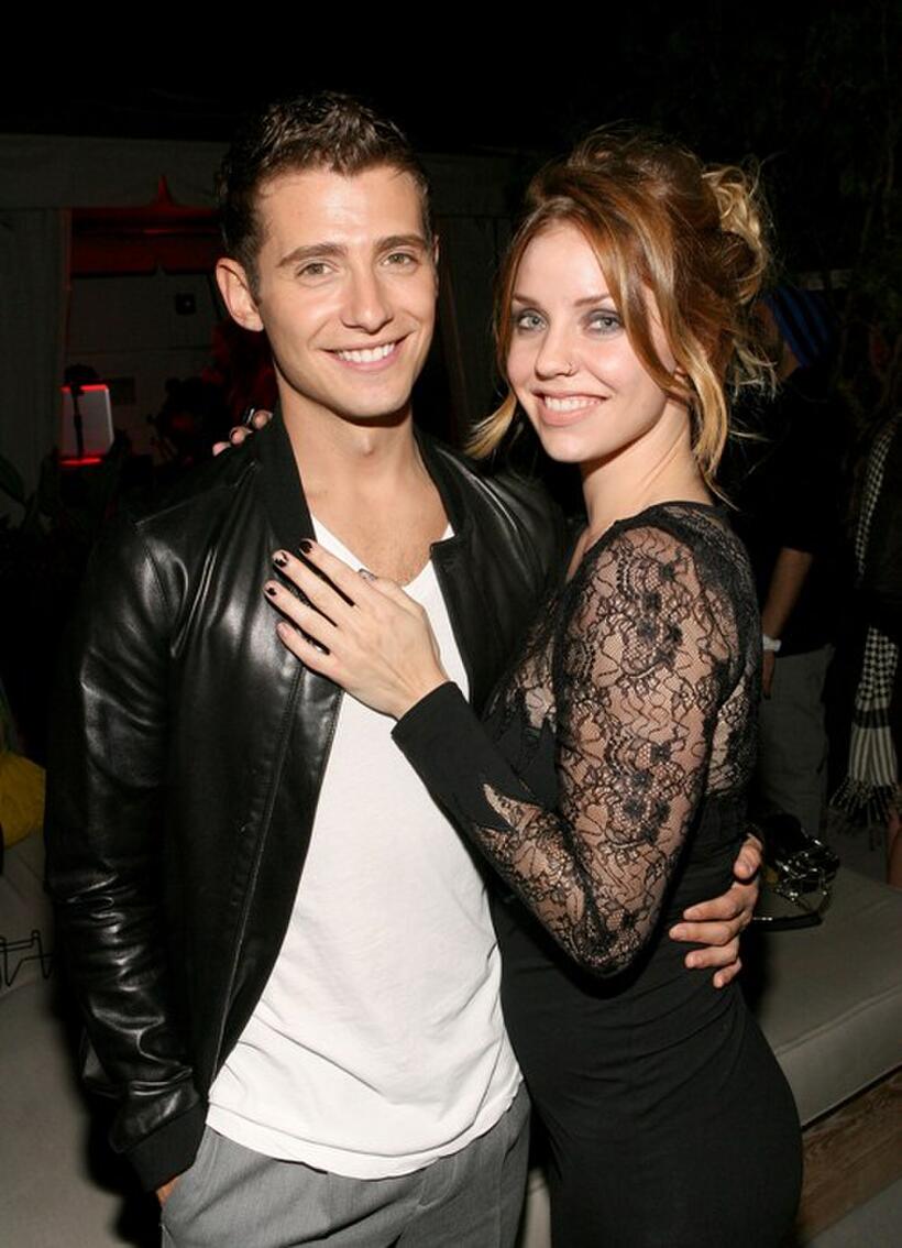 Julian Morris and Kelli Garner at the ABC "My Generation" Rock the Roof event.