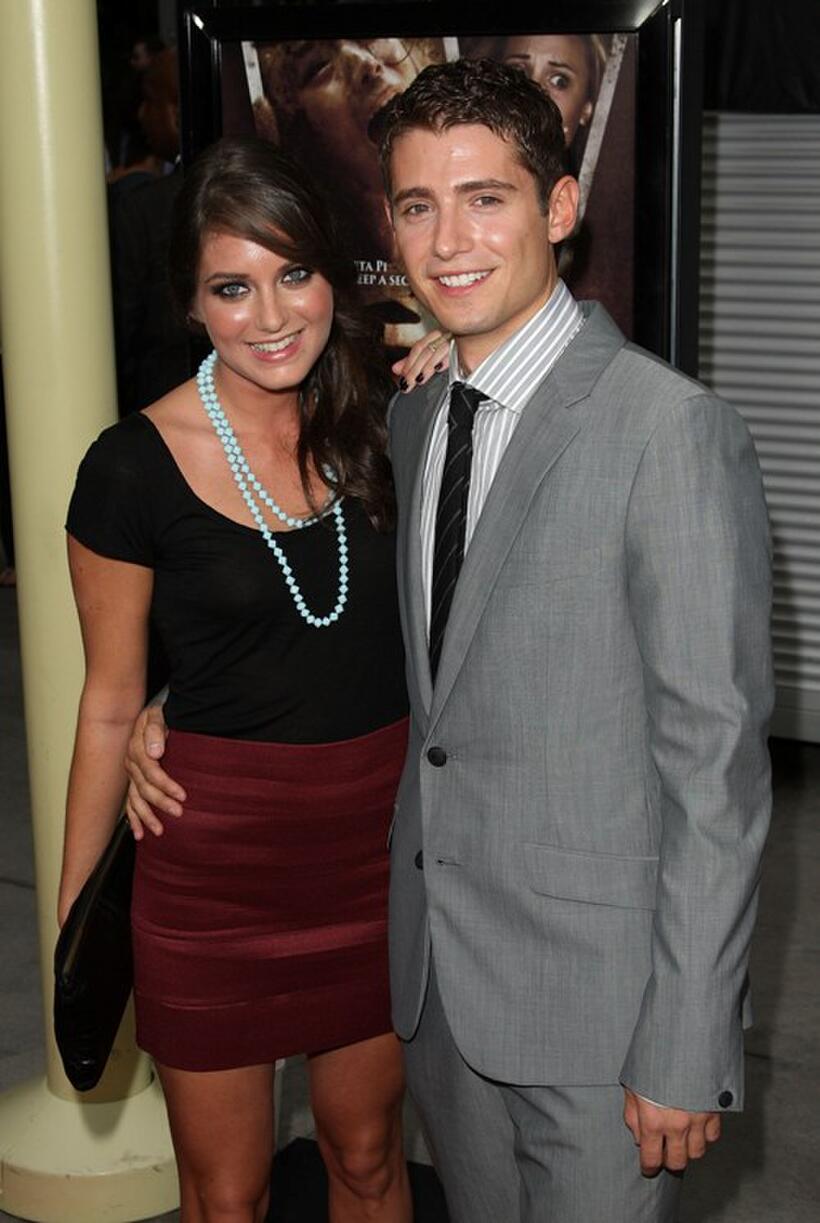 Justine Wachsberger and Julian Morris at the premiere of "Sorority Row."