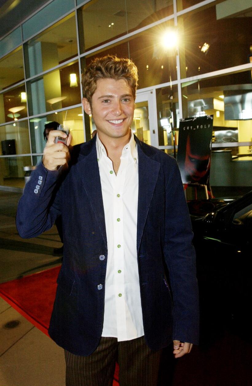 Julian Morris at the premiere of "Cry Wolf."