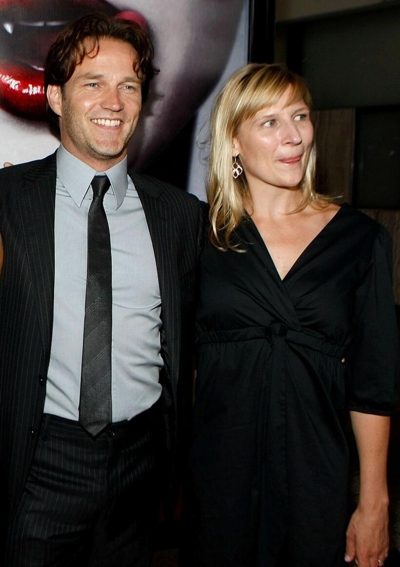 Stephen Moyer and Sue Naegle at the Los Angeles premiere of "True Blod."