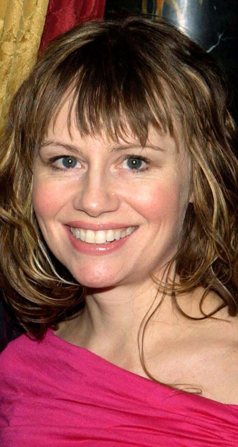 Sally Murphy at the after party of "Fiddler On The Roof."
