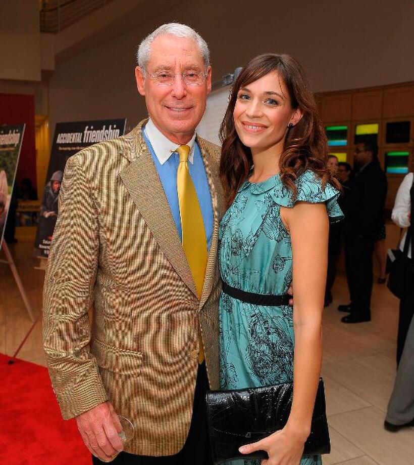 Henry S. Schleiff and Kathleen Munroe at the world premiere screening of "Accidental Friendship."