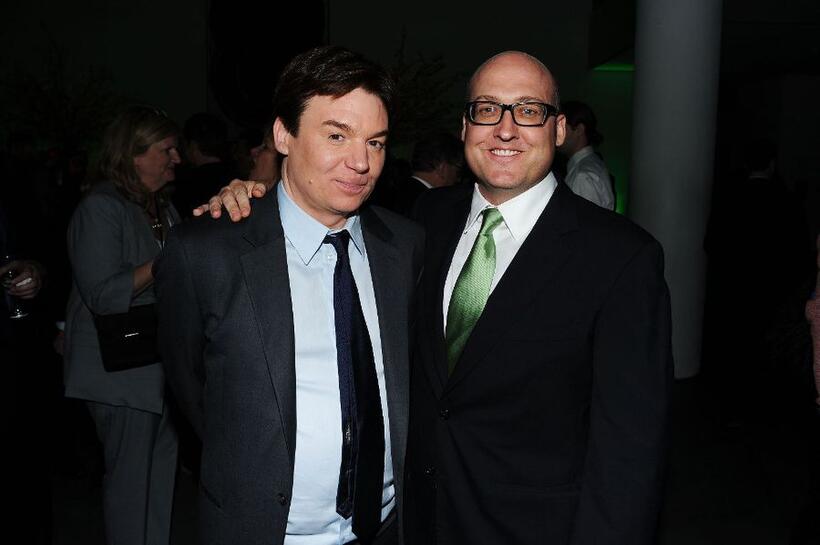 Mike Myers and director Mike Mitchell at the after party of the New York premiere of "Shrek Forever After."