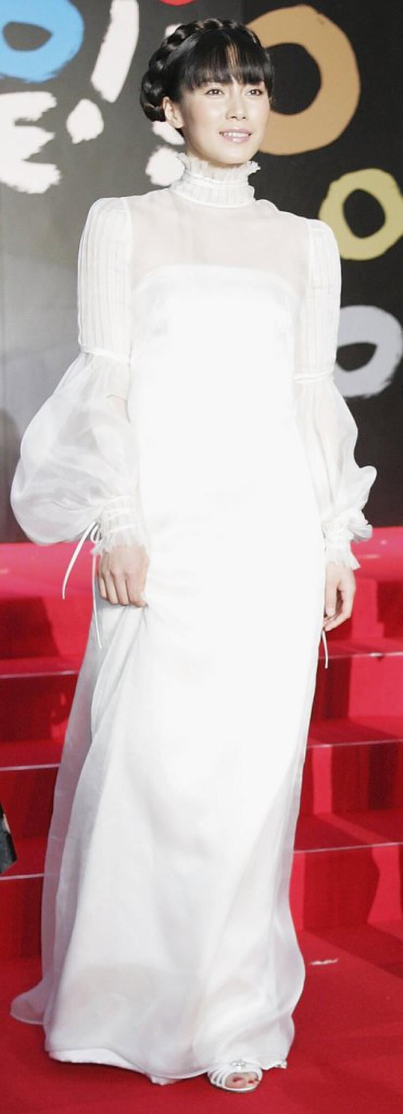 Miki Nakatani at the 19th Tokyo International Film Festival.