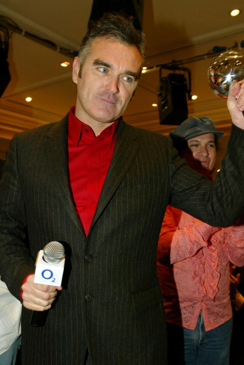 Morrissey at the premiere of "Alexander."